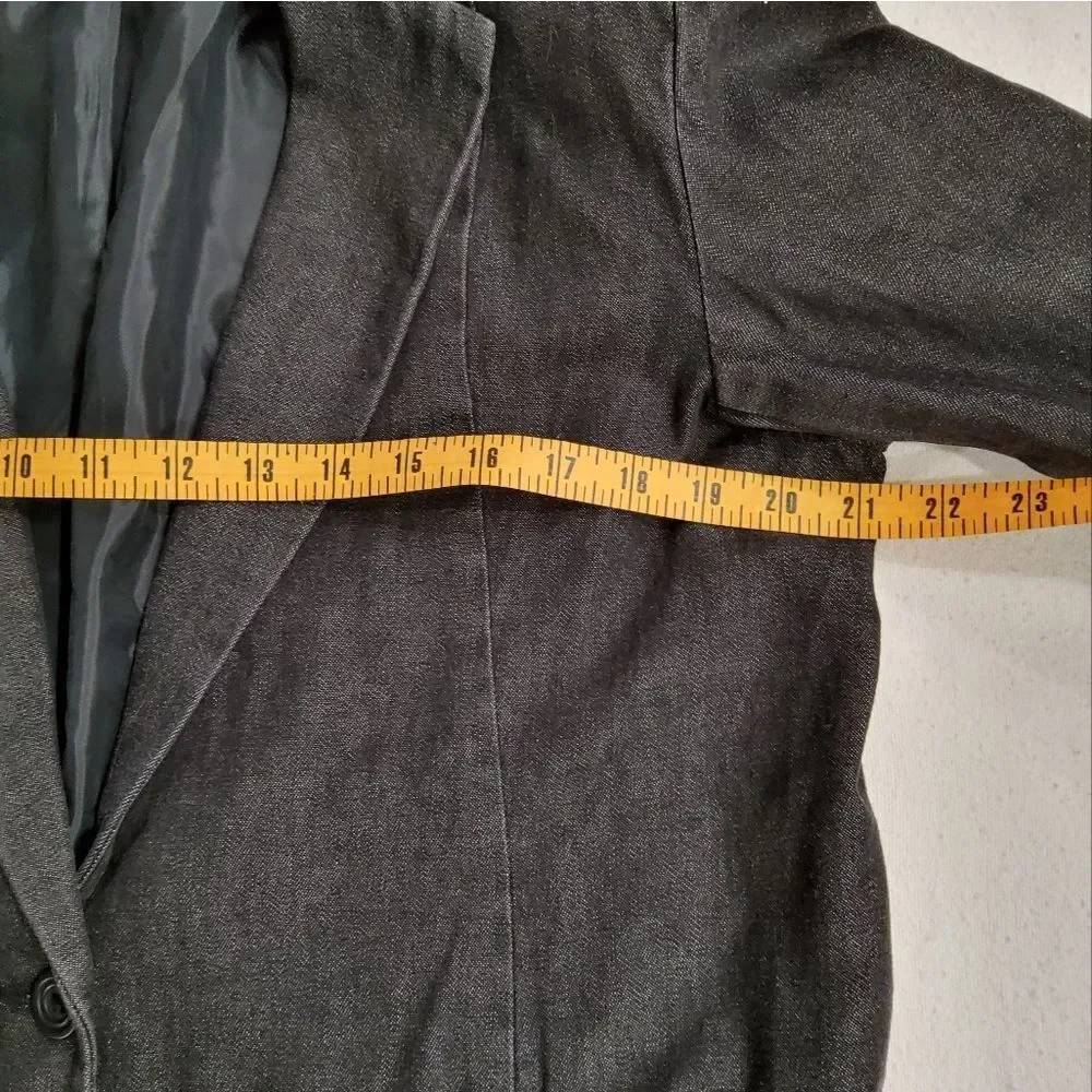 Ralph Lauren Denim & Co Black Denim Jacket Size M - Picture 9 of 9